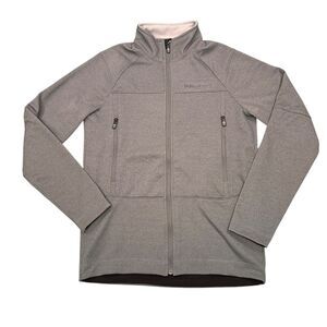 Burton AK Full Zip Jacket Gray Size Small Fleece Lined Lightweight‎